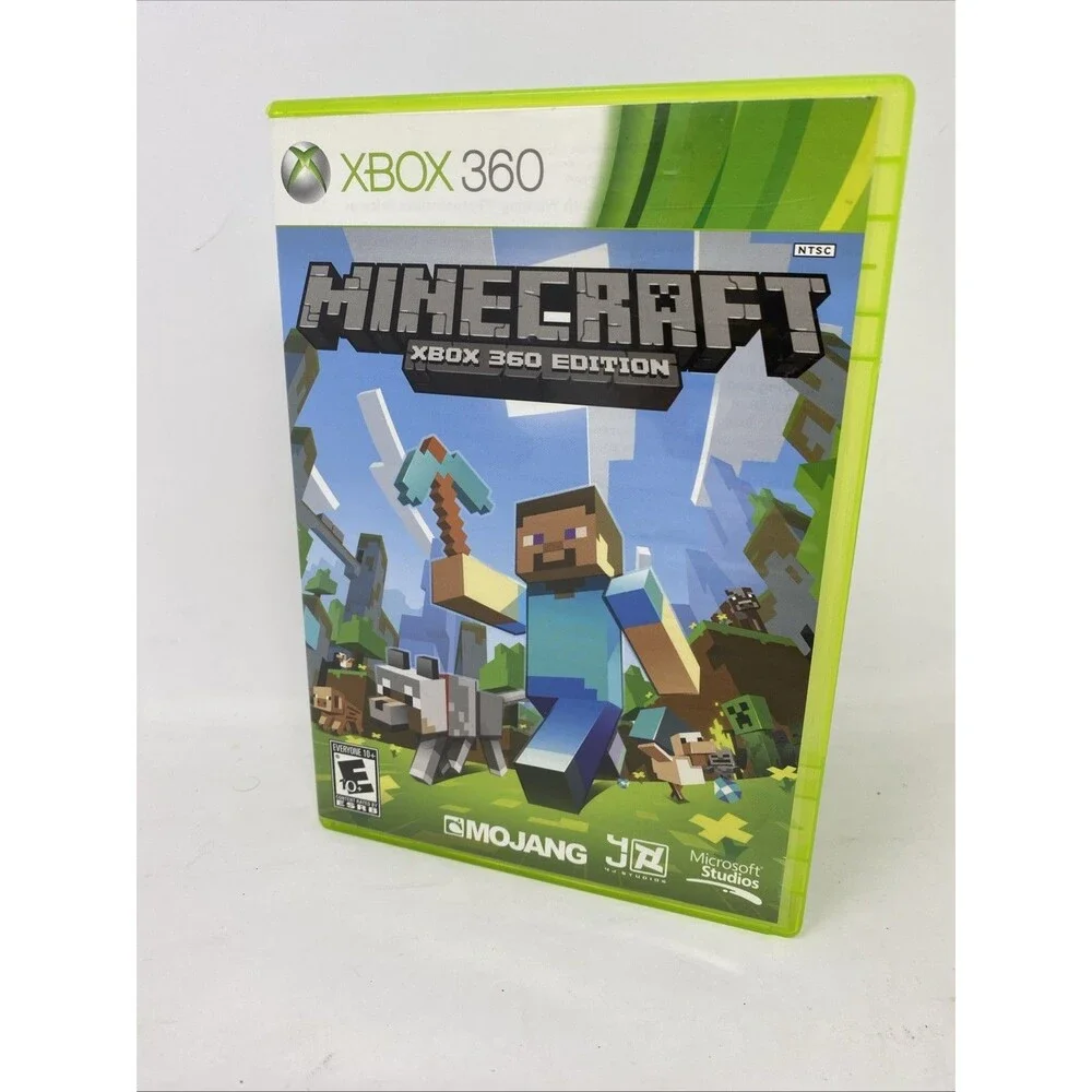 XBOX 360 Minecraft Game - Xbox 360 Edition - Explore Build Conquer Create Worlds